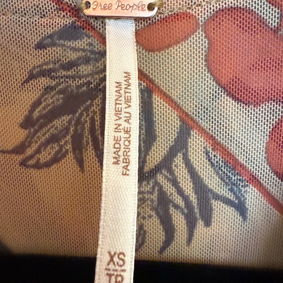 NWT Free People Wildest Dreams Tunic in Patchwork Combo Size XS - Picture 8 of 8